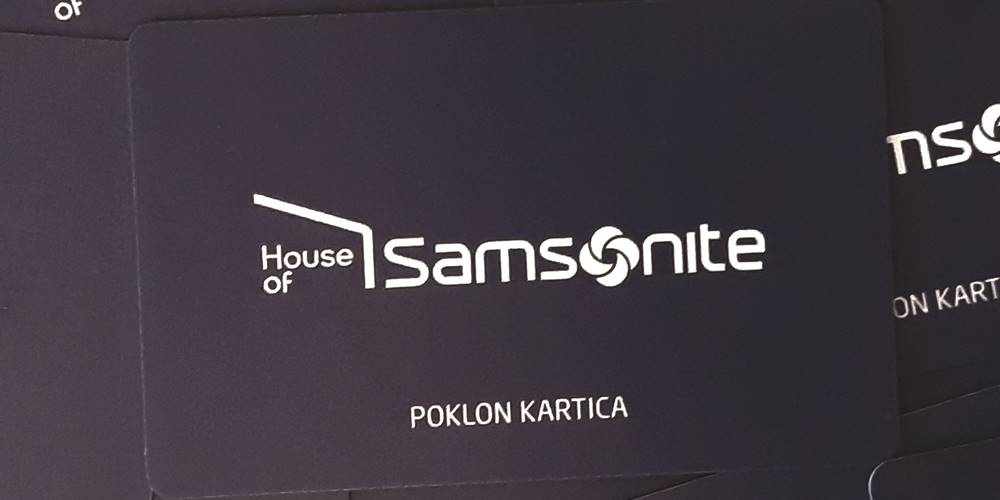 House of Samsonite: Poklon kartica
