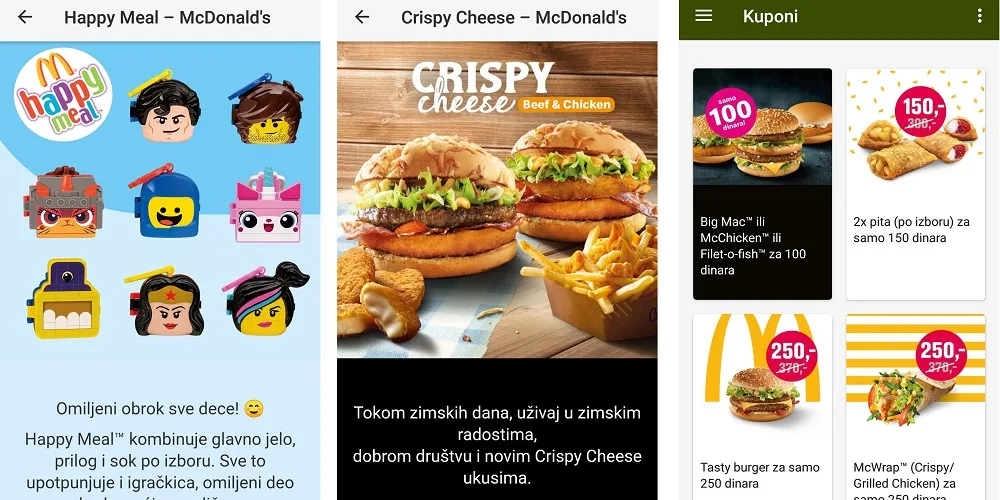 Prvi put u Srbiji dostupna McDonald’s aplikacija