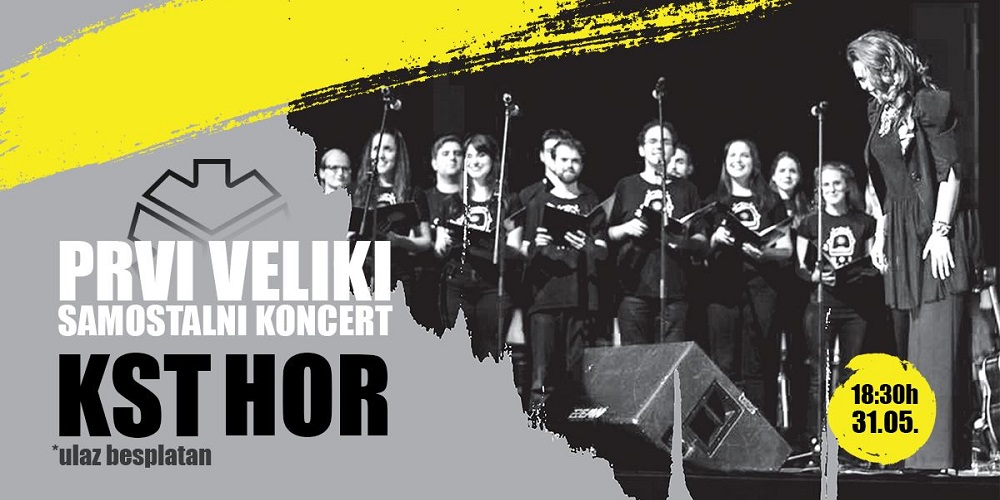 Prvi samostalni koncert KST hora 31. maja