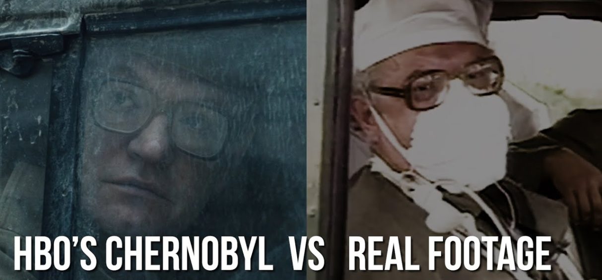 Černobilj: Uporedni prikaz scena iz serije i stvarnih dokumentarnih snimaka