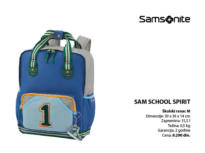 SAMSONITE, Sam School Spirit, ranac M