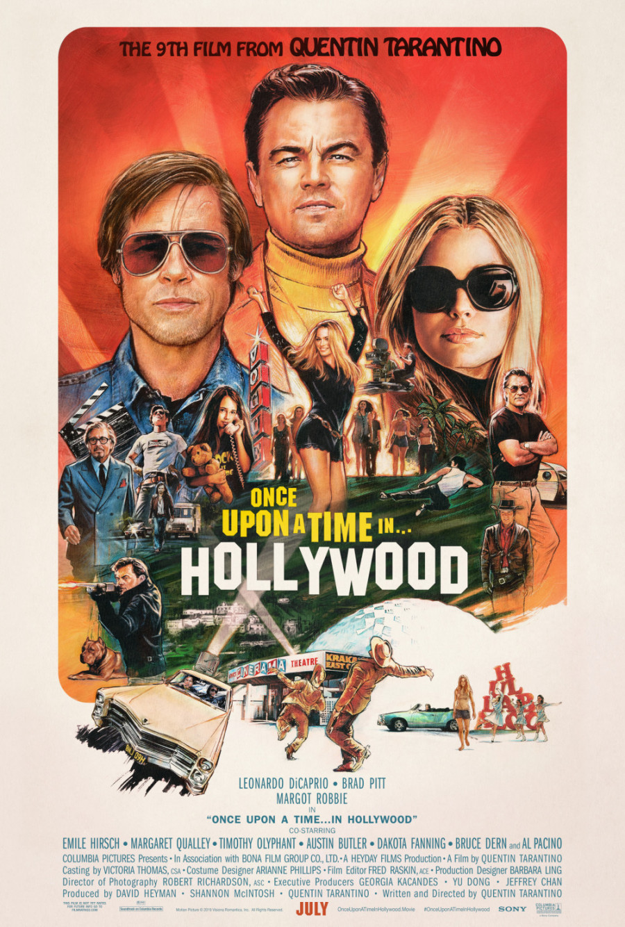 Plakat filma „Bilo jednom u Holivudu“