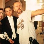 Titanic (1997) Behind the scenes photo of Leonardo DiCaprio, Kate Winslet & James Cameron *Filmstill - Editorial Use Only* CAP/KFS Image supplied by Capital Pictures