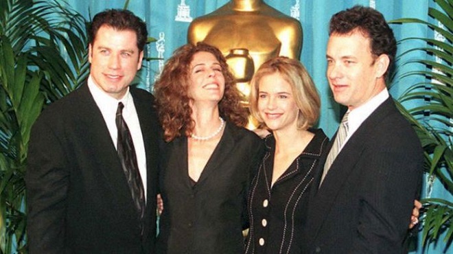 Džon Travolta i Tom Henks sa svojim suprugama