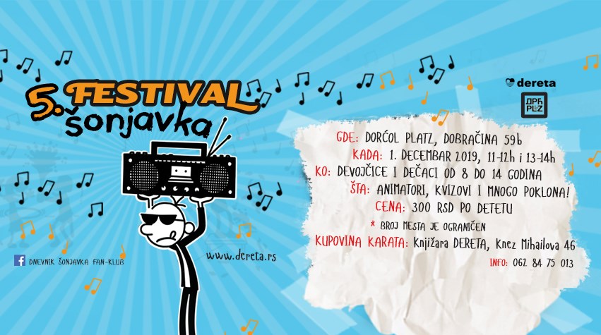 Festival šonjavka – uskoro u Dorćol Placu
