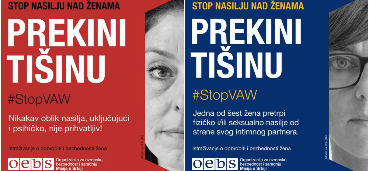 Kampanja OEBS-a za 16 dana aktivizma protiv rodno zasnovanog nasilja u 2019. godini: Prekinimo tišinu
