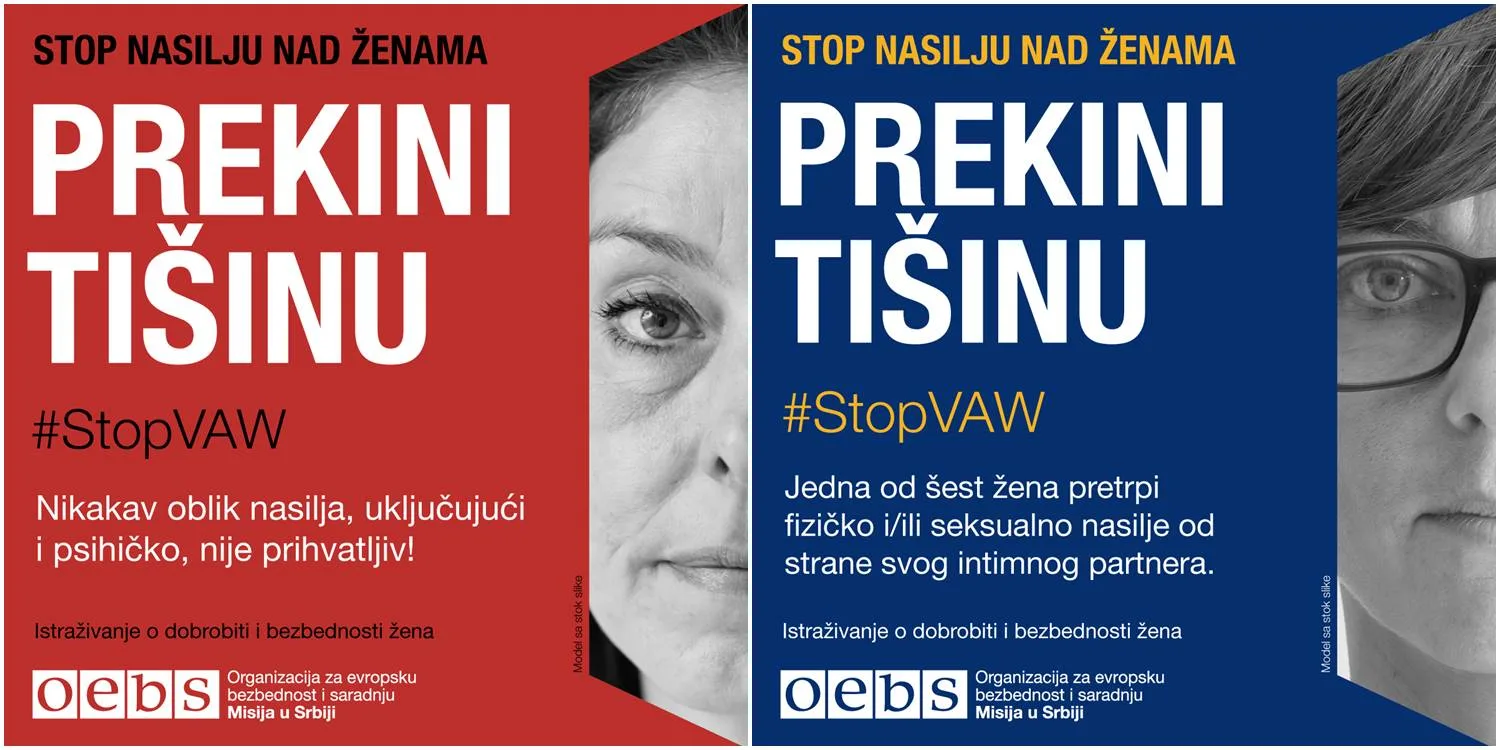 Kampanja OEBS-a za 16 dana aktivizma protiv rodno zasnovanog nasilja u 2019. godini: Prekinimo tišinu