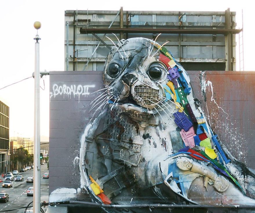Spektakularna ulična umetnost napravljena od đubreta