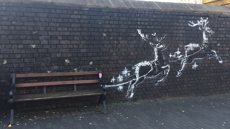 Benksijeva božićna ulična umetnost skreće pažnju na gorući problem