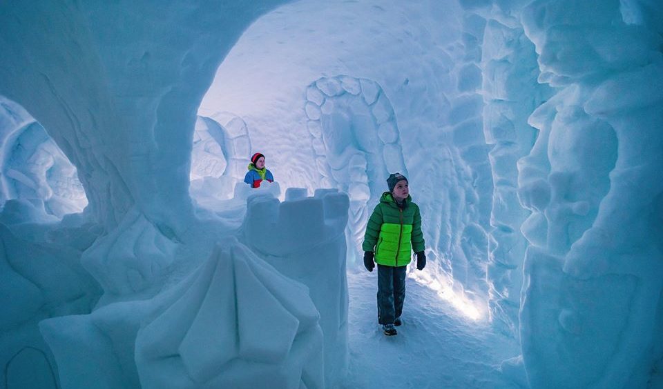Ovaj snežni lavirint u Poljskoj izgleda kao da je iz bajke