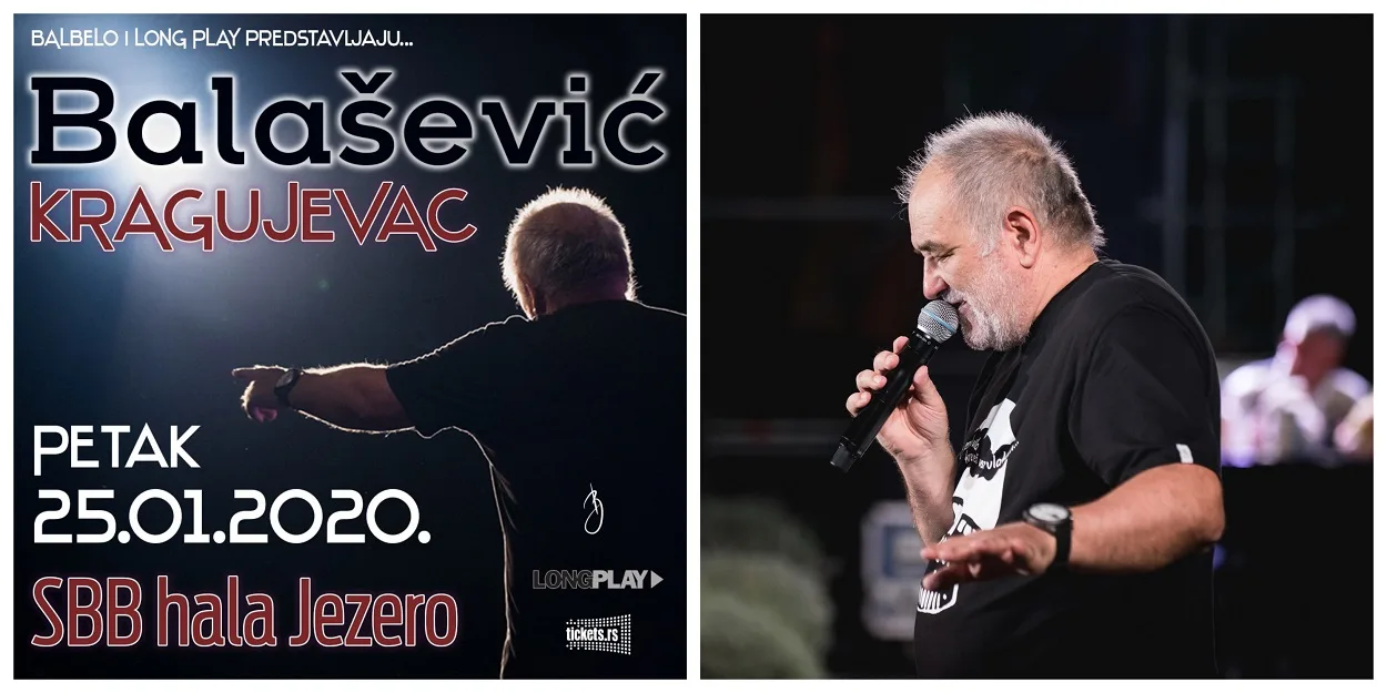 Balašević 25. januara u Kragujevcu