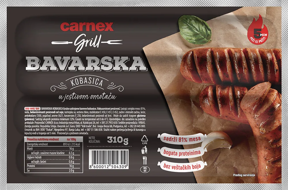 Carnex kobasice: Ukus koji se pamti