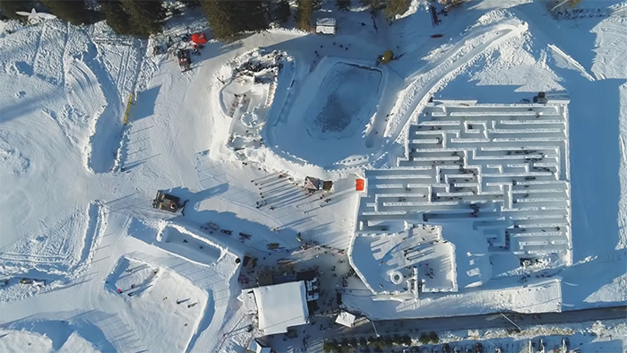 Ovaj snežni lavirint u Poljskoj izgleda kao da je iz bajke