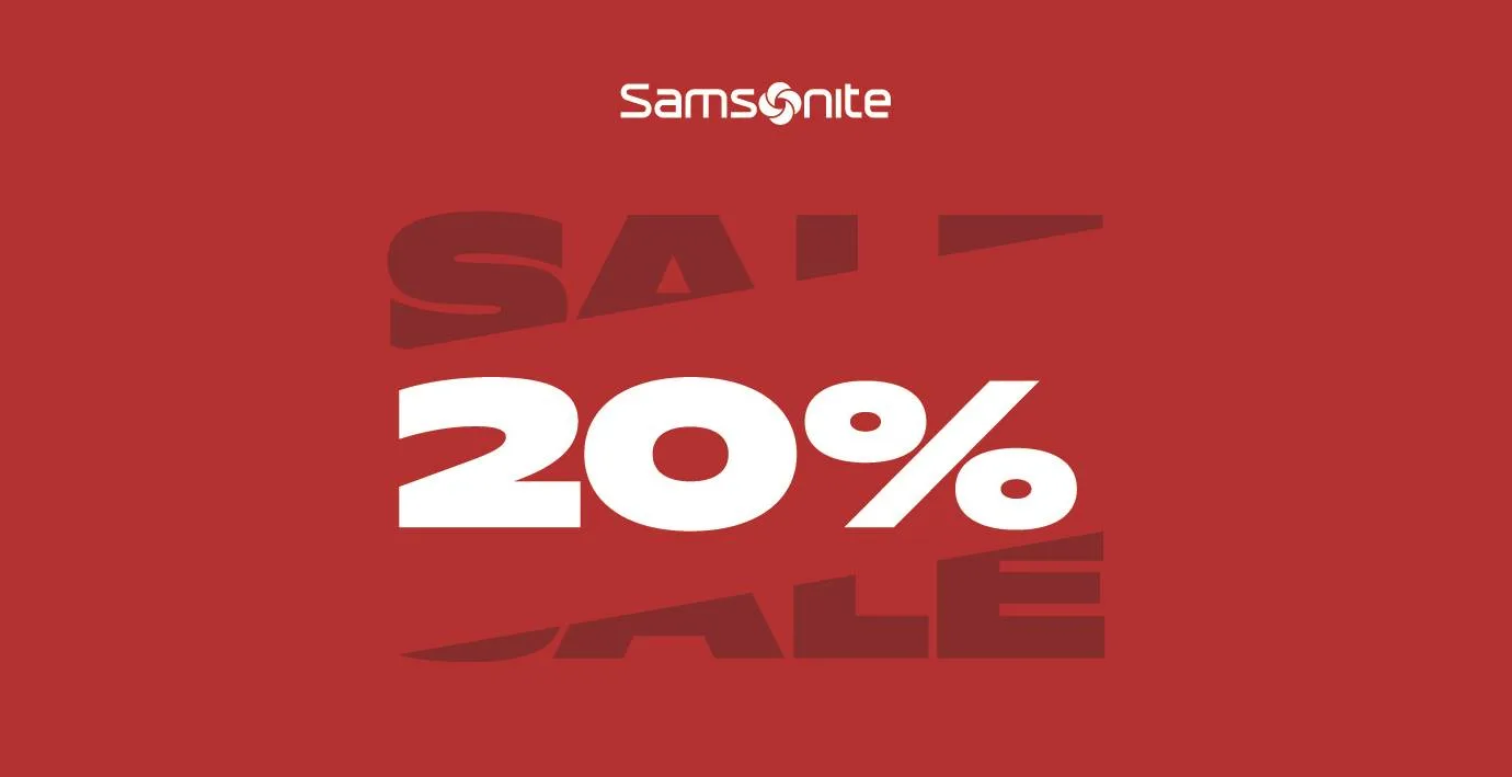 Samsonite: Putni i biznis program na popustu 20%