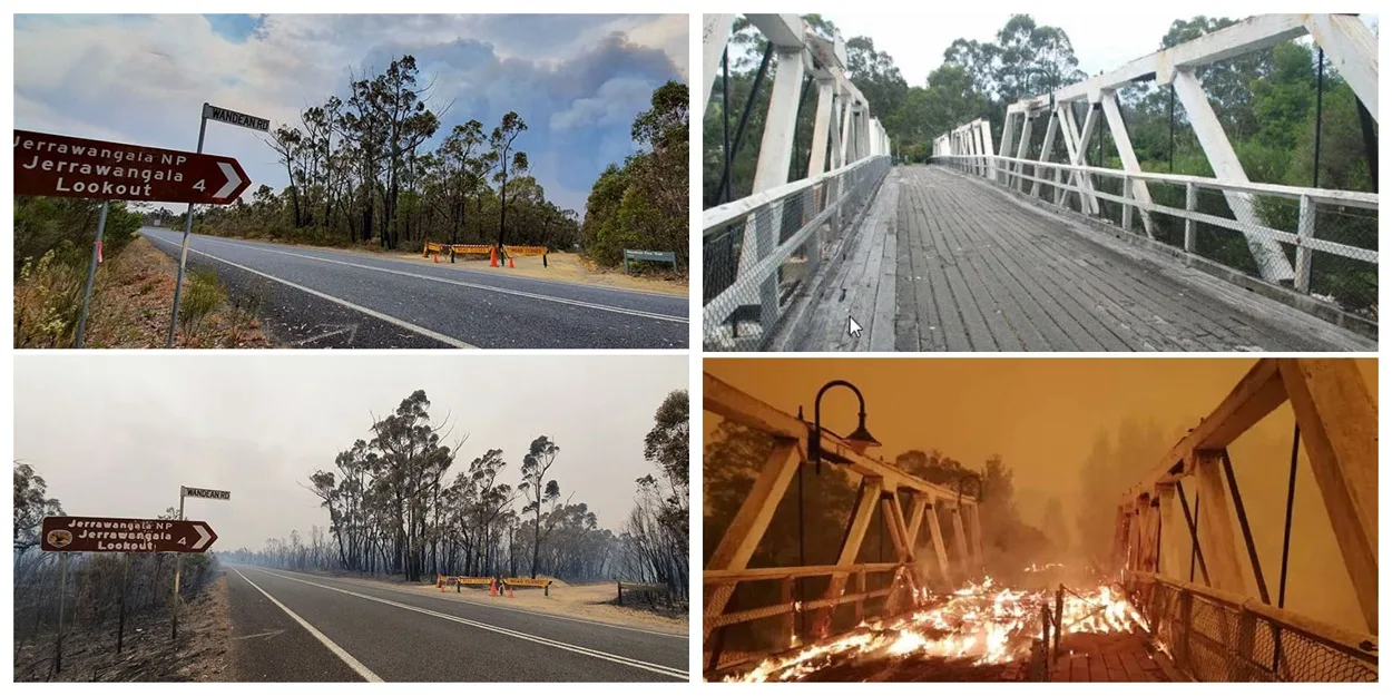 Ove fotografije pokazuju razliku pre i posle požara u Australiji