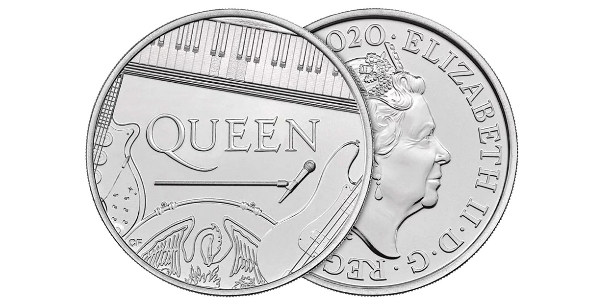 „Queen“ je prva grupa koja je dobila svoju kovanicu u Velikoj Britaniji