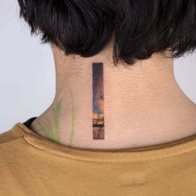 Elegantne pravougaone tetovaže su postale novi trend u Južnoj Koreji