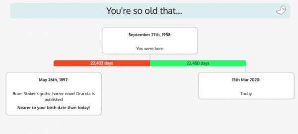 Ova veb aplikacija se šali na račun vaše starosti