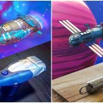Digitalni umetnik od različitih predmeta pravi svemirske brodove