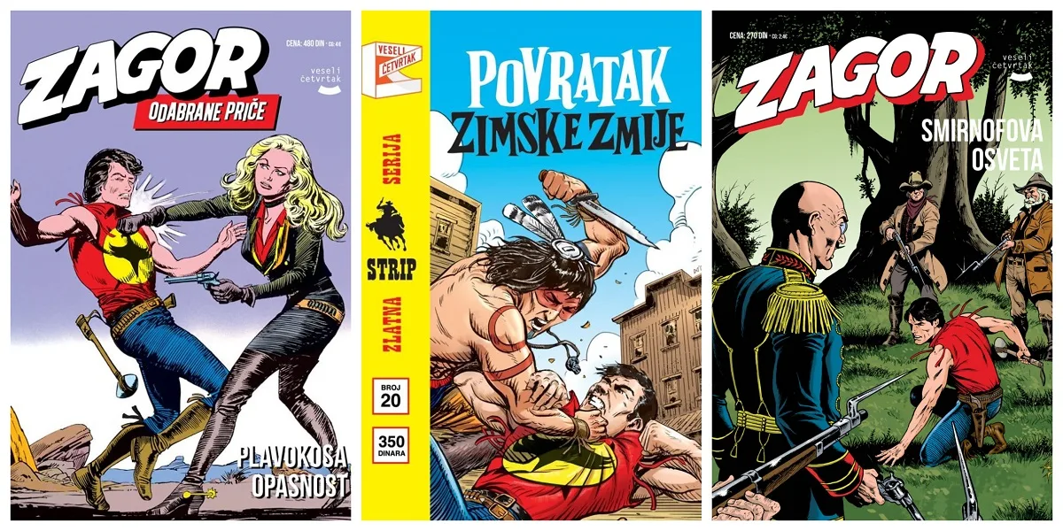 Između dve vatre: Zagor protiv Plavuše i Zimske Zmije + još jedna čaša Smirnofa