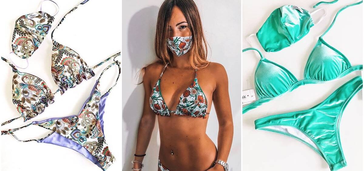 Trikini: Kombinacija dvodelnog kupaćeg kostima i maske postaje trend u Italiji