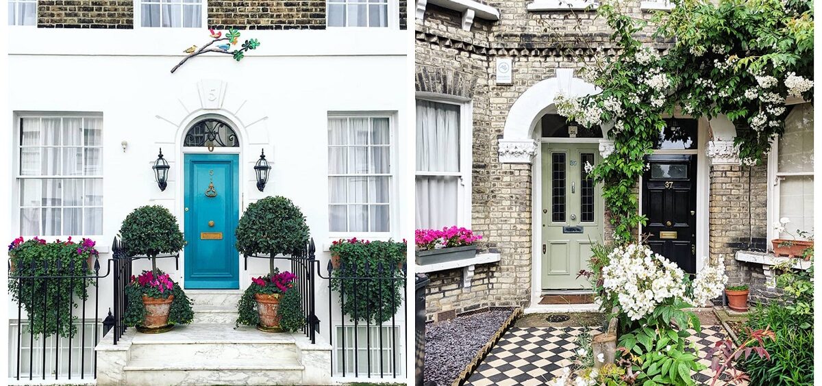 Ona fotografiše prelepa ulazna vrata u Londonu