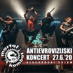 Antievrovizijski koncert grupe Mortal Kombat u atrijumu Beogradskog sajma