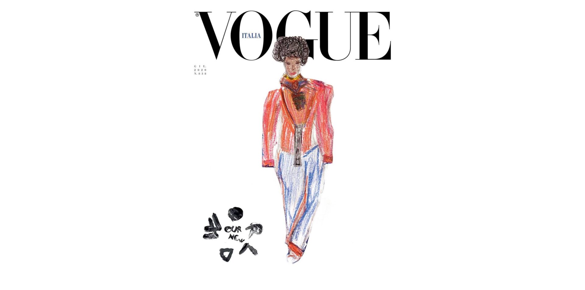 Naslovne strane italijanskog Vogue-a imaju dečije crteže umesto fotografija modela