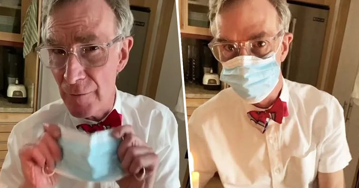 Bil Naj u viralnim TikTok klipovima pokazao efektnost zaštitnih maski za lice