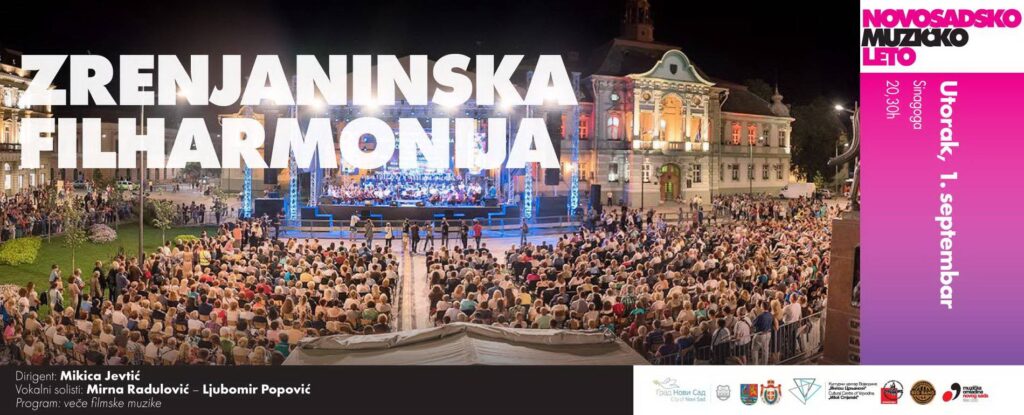Zrenjaninska filharmonija s hitovima iz čuvenih filmova sutra – 1. septembra otvara Novosadsko muzičko leto