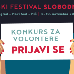 Konkurs za volontere i volonterke Filmskog festivala Slobodna zona