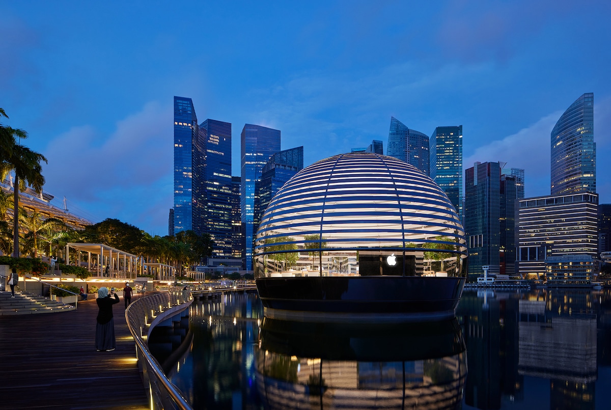 Apple je u Singapuru napravio svoju prvu prodavnicu na vodi