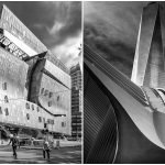 Moderna arhitektura na upečatljivim crno-belim fotografijama