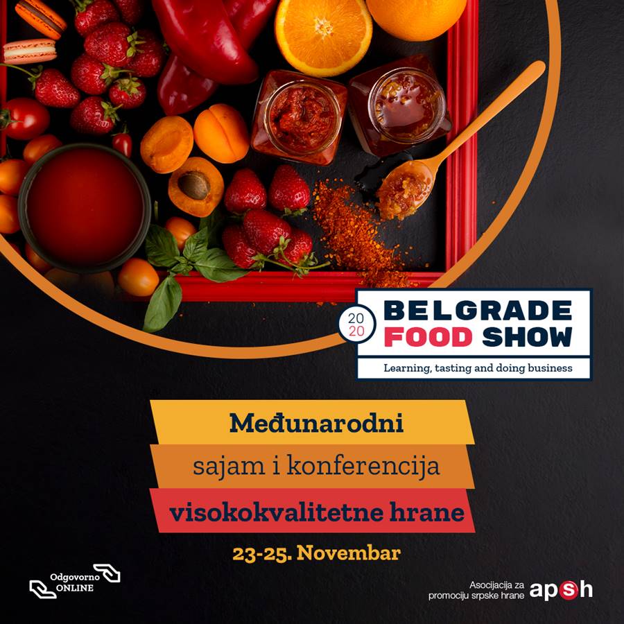 Belgrade Food Show u novom formatu: Online, odgovorno i besplatno!