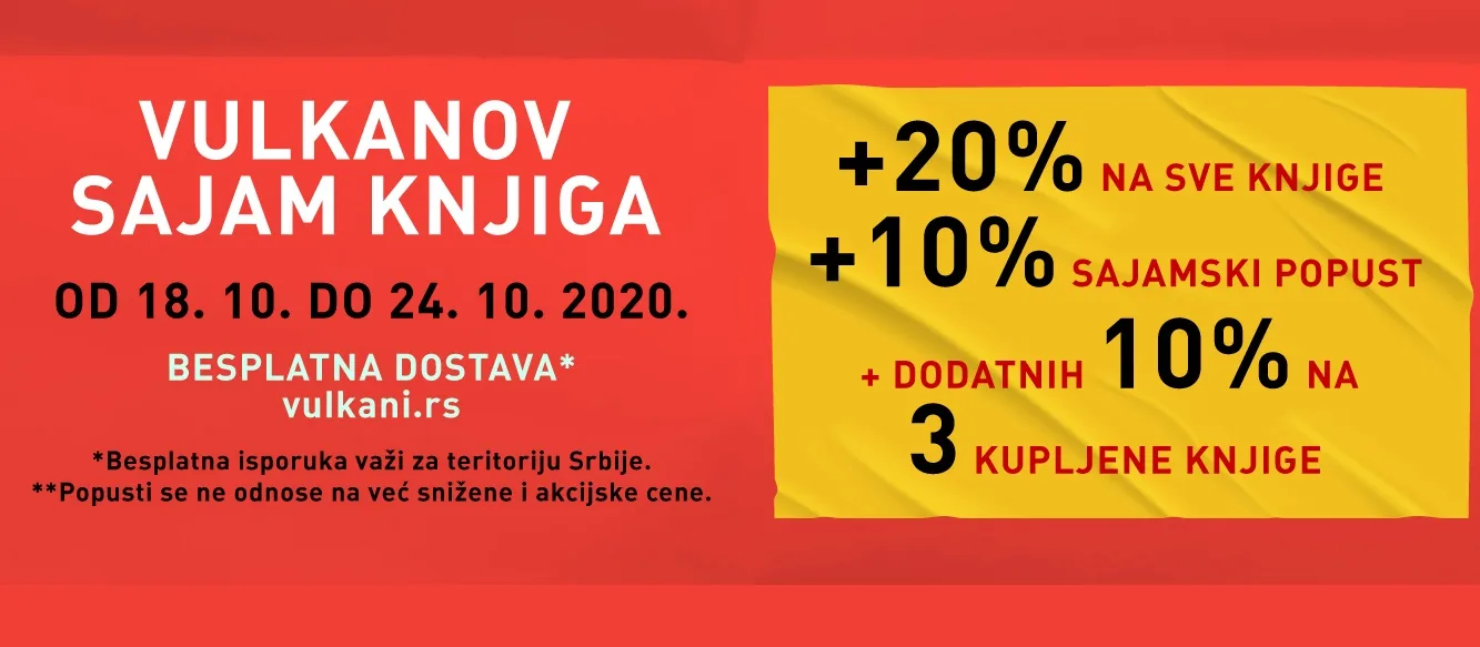 Neverovatni popusti na Vulkanovom sajmu knjiga
