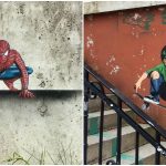 Ovaj ulični umetnik zna kako da na kreativan način uklopi svoja dela u okruženje