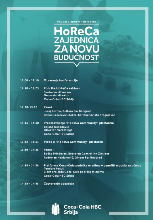 Nova online konferencija u okviru programa „Coca-Cola podrška mladima“