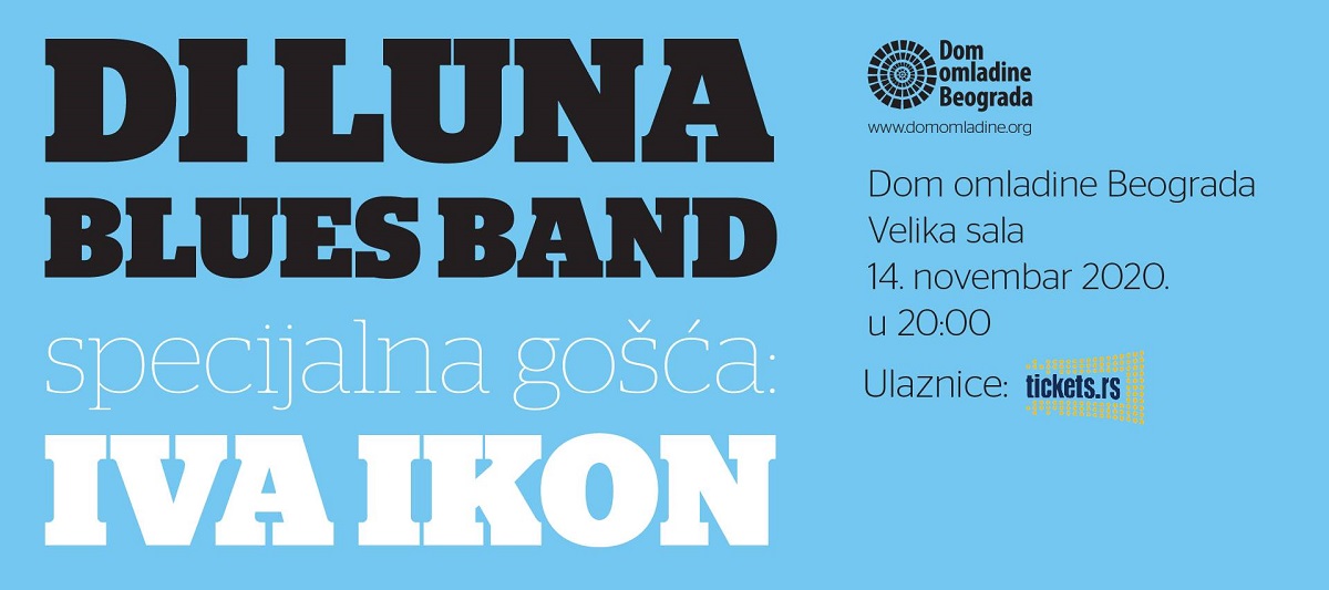 Di Luna All Stars Blues Band + Iva Ikon u Domu omladine