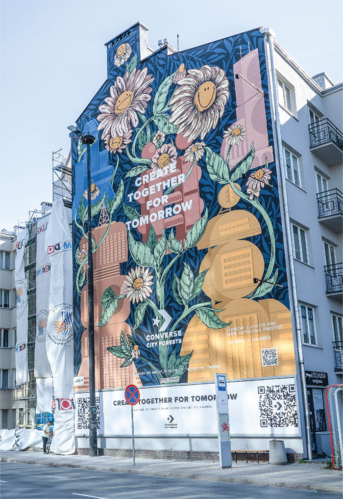 U Varšavi je naslikan mural koji prečišćava vazduh