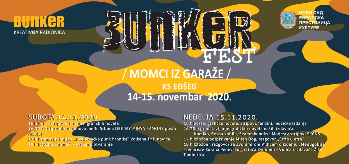 Bunker fest biće održan 14. i 15. novembra
