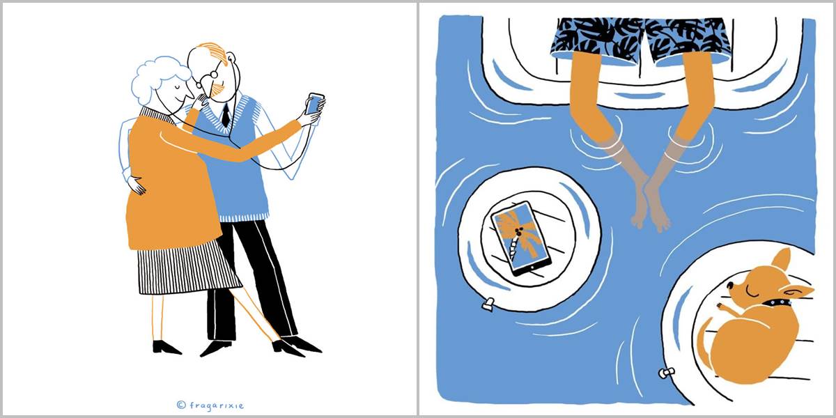 Ove ilustracije na zabavan način pokazuju koliko smo zavisni od telefona