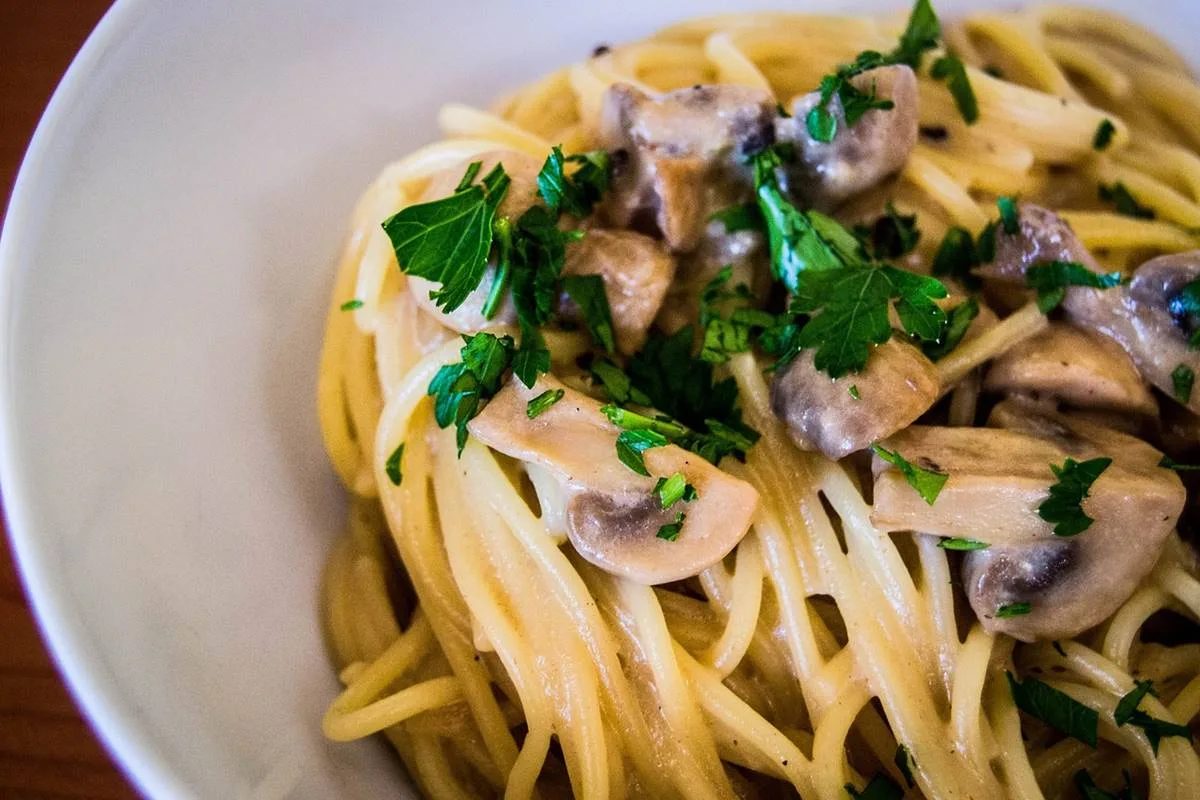 Recept za špagete prosto fungi