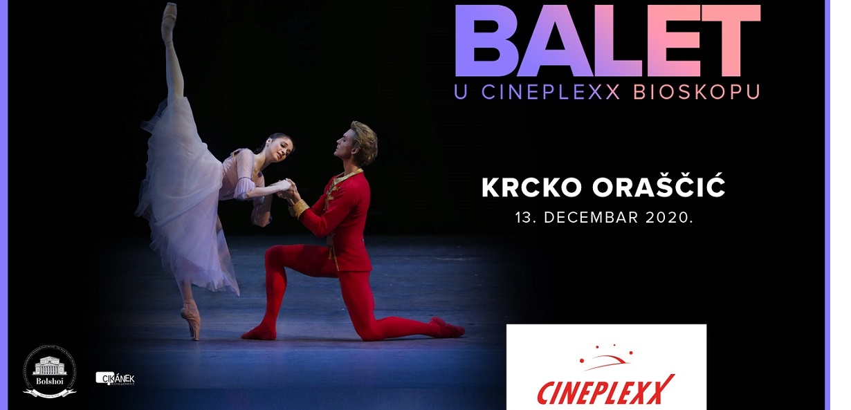 Čarolija baletskog klasika „Krcko Oraščić“ 13. decembra u Cineplexx bioskopu