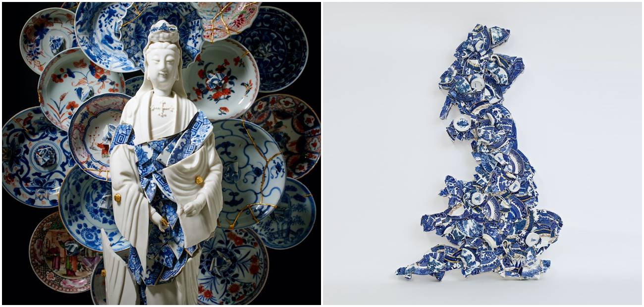 Umetnik od polomljene keramike pravi originalne skulpture