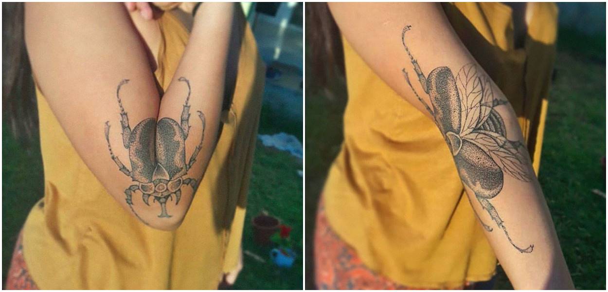 Tetovaže na udovima koje se transformišu njihovim savijanjem