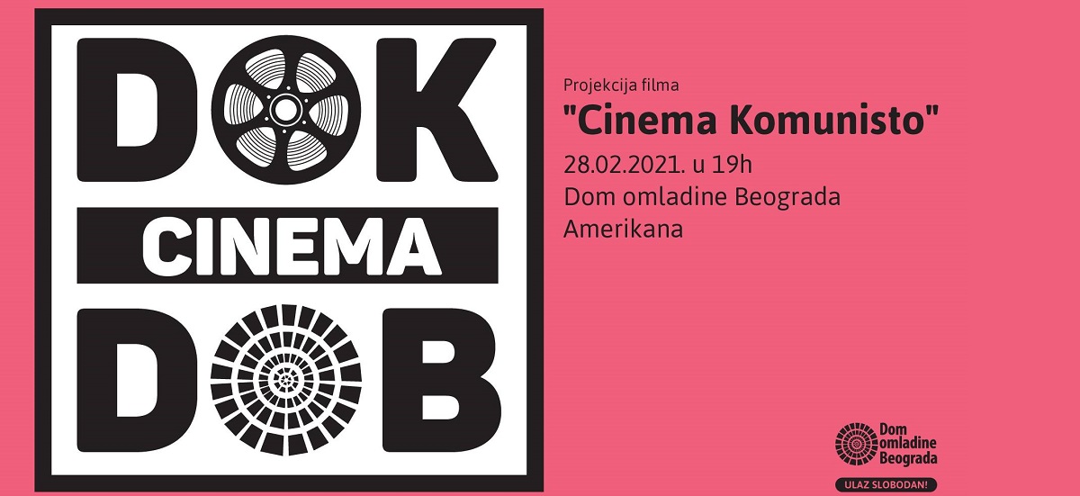 Novi program u Domu omladine Beograda: DOK CINEMA DOB