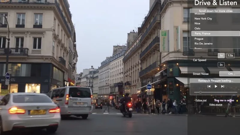 Drive & Listen: Nova aplikacija koja vam nudi virtuelne vožnje gradovima sveta