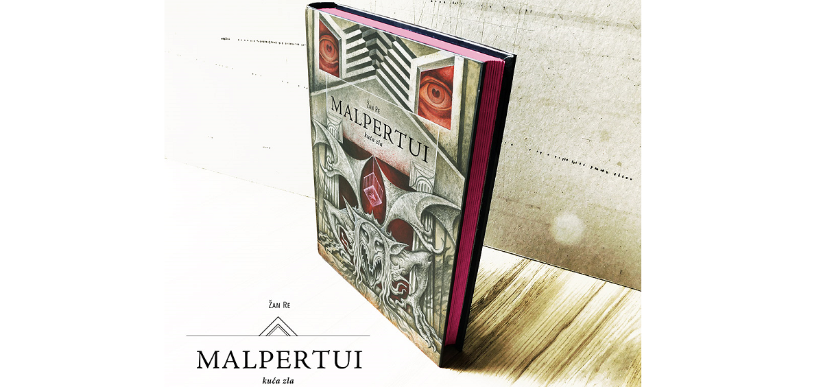 Između korica srpskog izdanja klasičnog romana strave: Posetite „Malpertui, kuću zla“