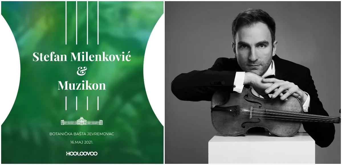 Stefan Milenković i Muzikon u Botaničkoj bašti