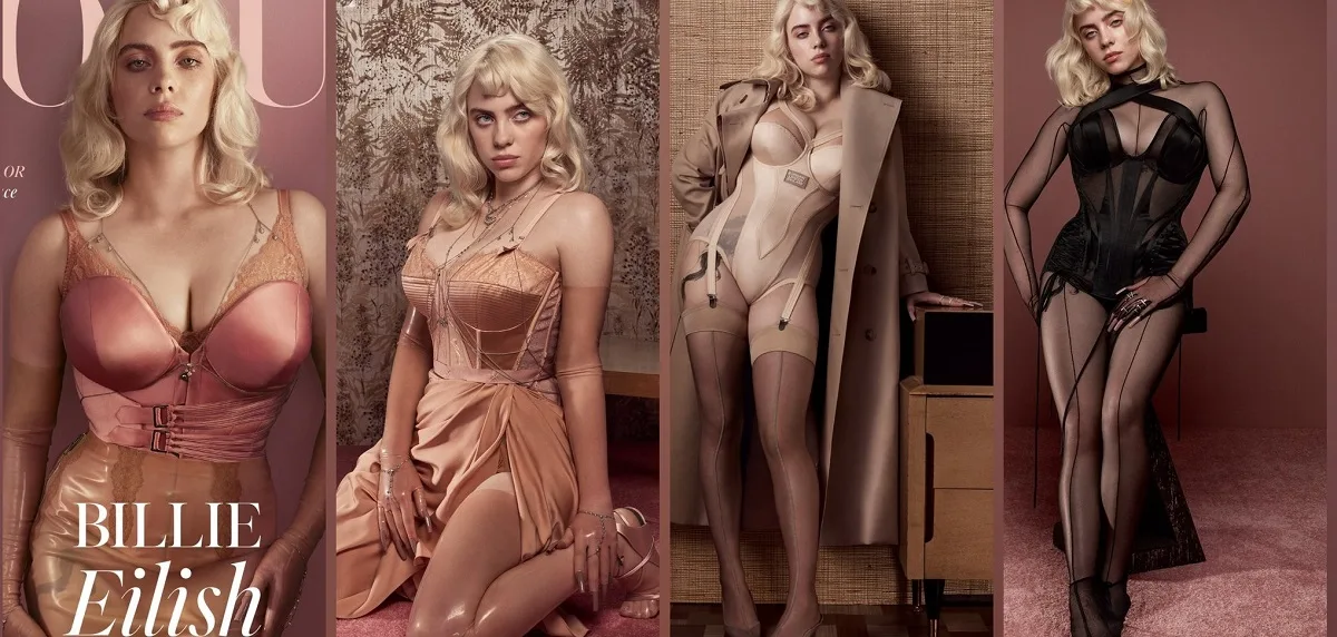 Bili Ajliš na naslovnici magazina Vogue u halterima kreatorke sa Balkana